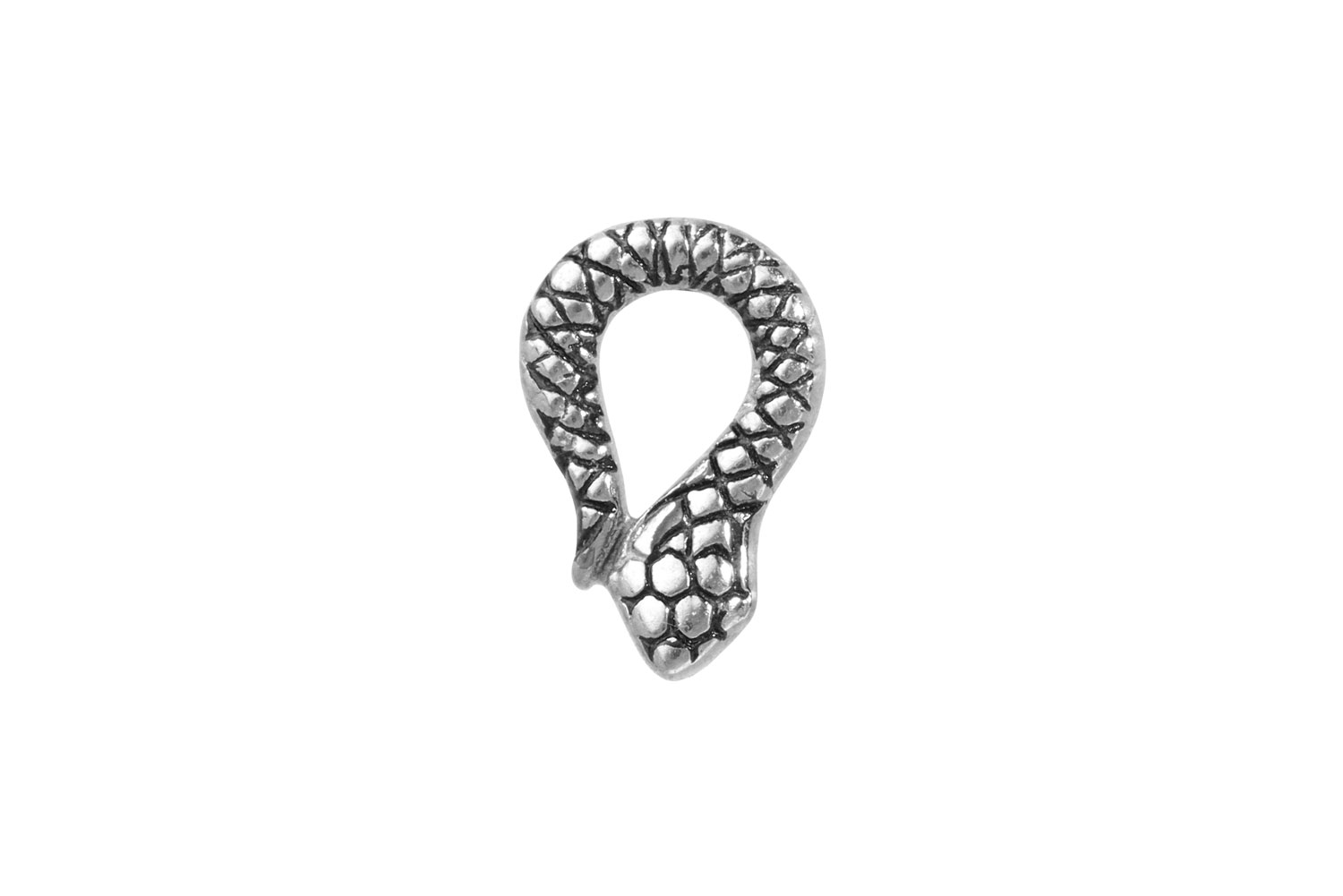 Chirurgenstahl Anhänger für Clicker SCHLANGE von Piercingline